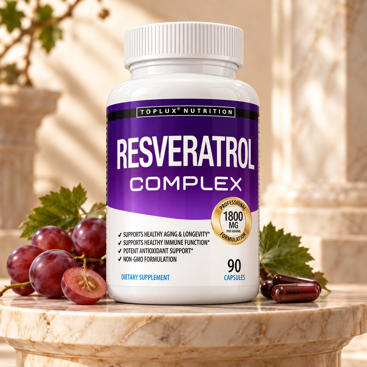 RESVERATROL COMPLEX TOPLUX NUTRITION